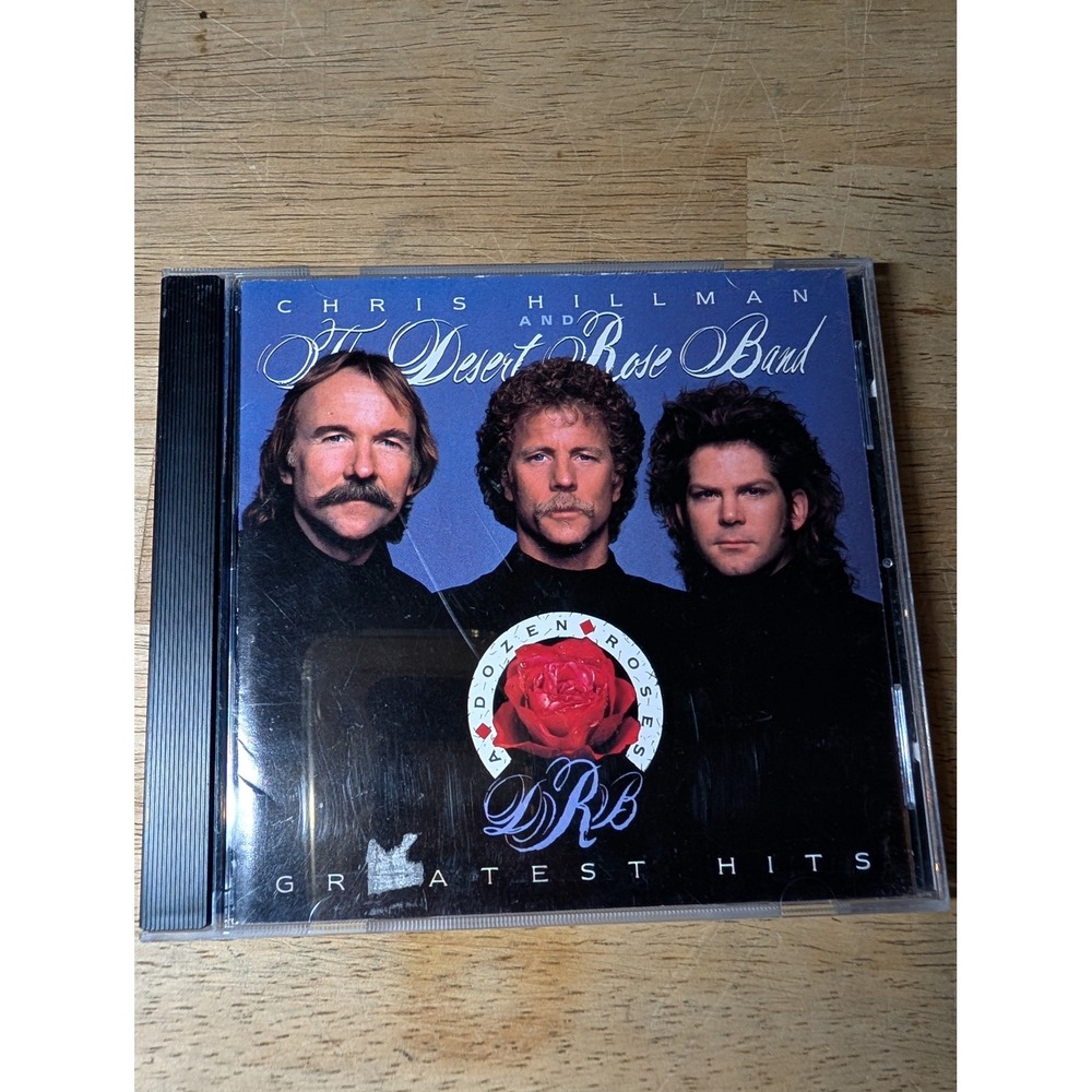Chris Hillman The Desert Rose Band A Dozen Roses Greatest Hits CD 1991 D2-77571